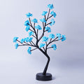 Elegant Rose Flower LED Tree Lamp – USB Desk Night Light for Valentine & Christmas Gifts